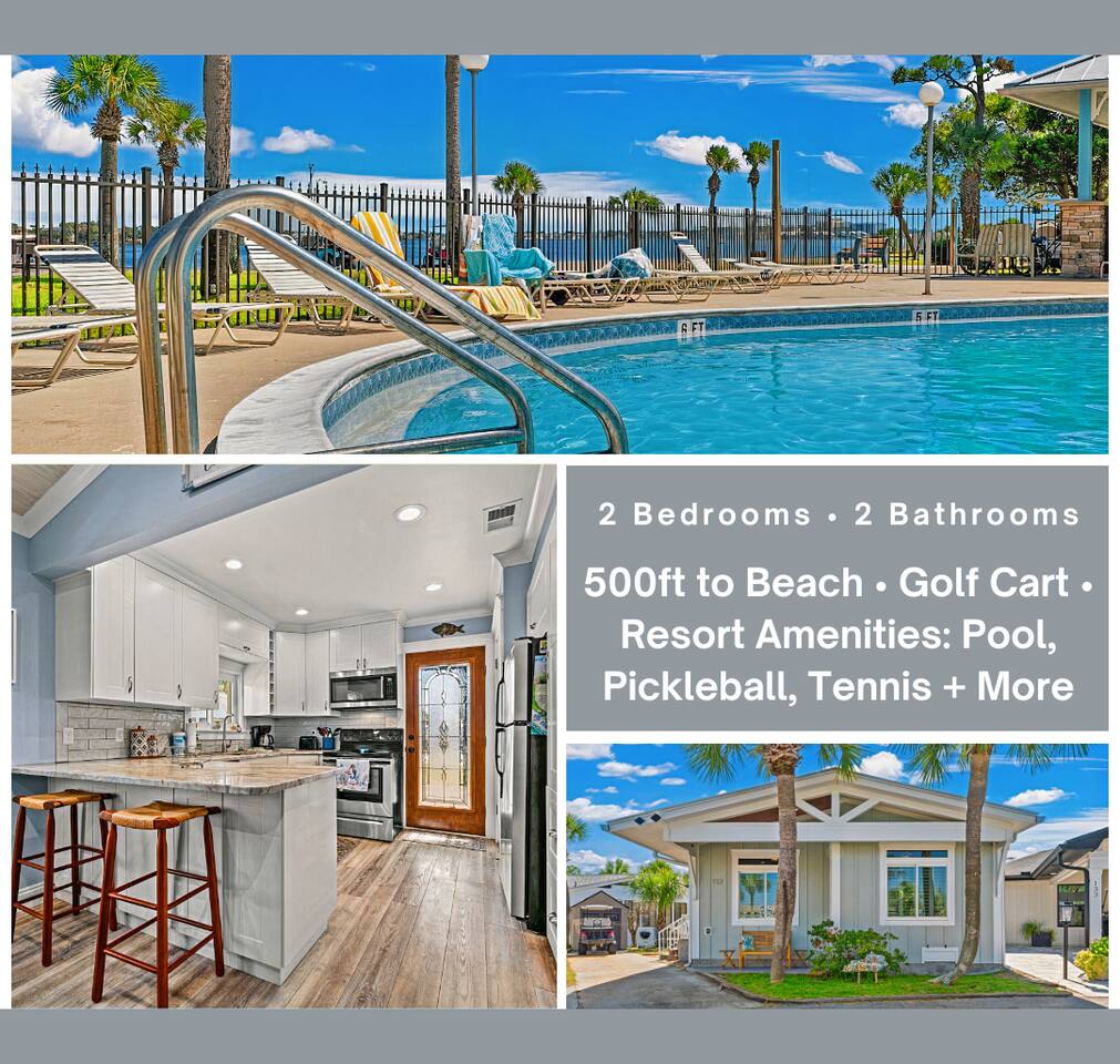 Beach Cottage | Golf Cart | Amenities Galore