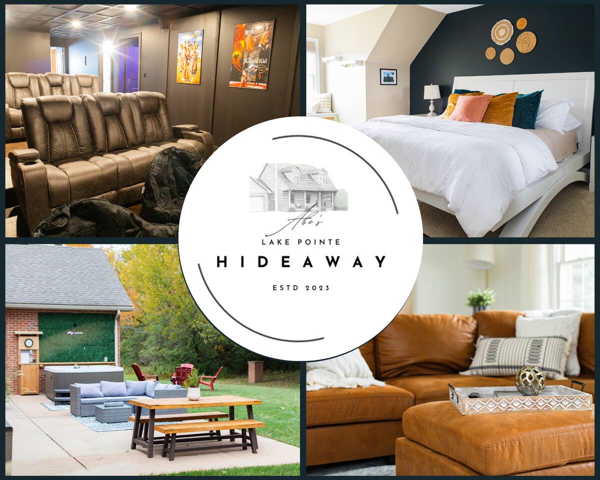 Abe's Hideaway - HOT TUB, Arcade, Theatre, FUN!