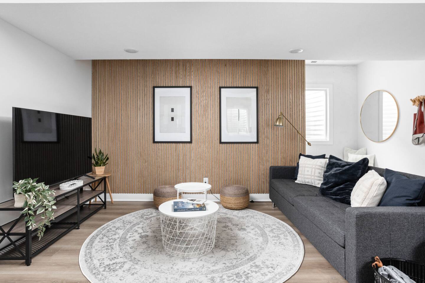 Monthly Rental Basement Apt | Laundry & Workspace