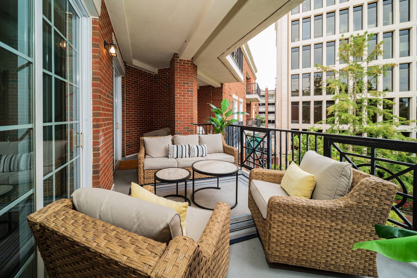 Luxe 2BR/2BA Condo 1 Block from Main St w/ Balcony