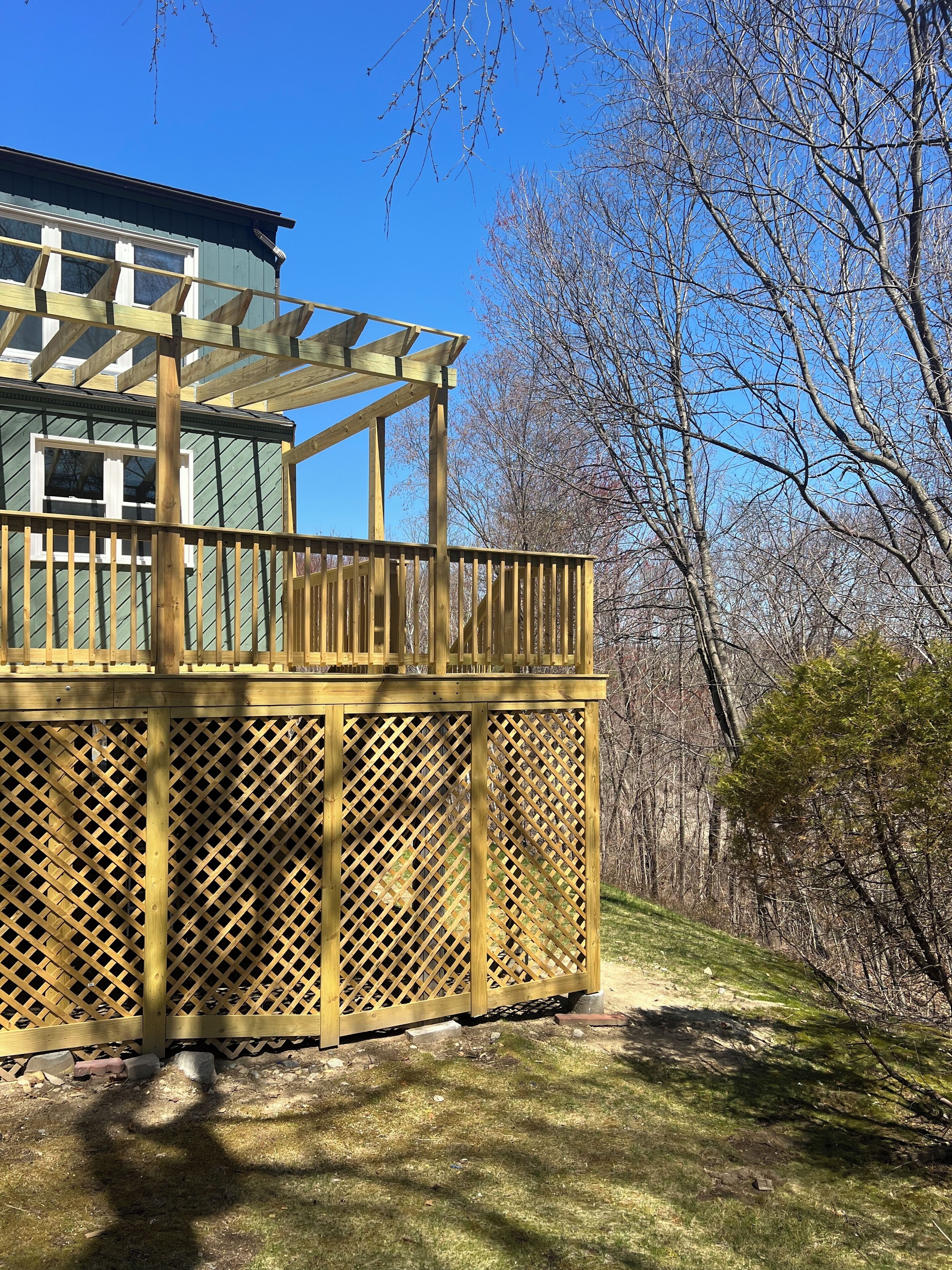 Relax on the new outdoor space