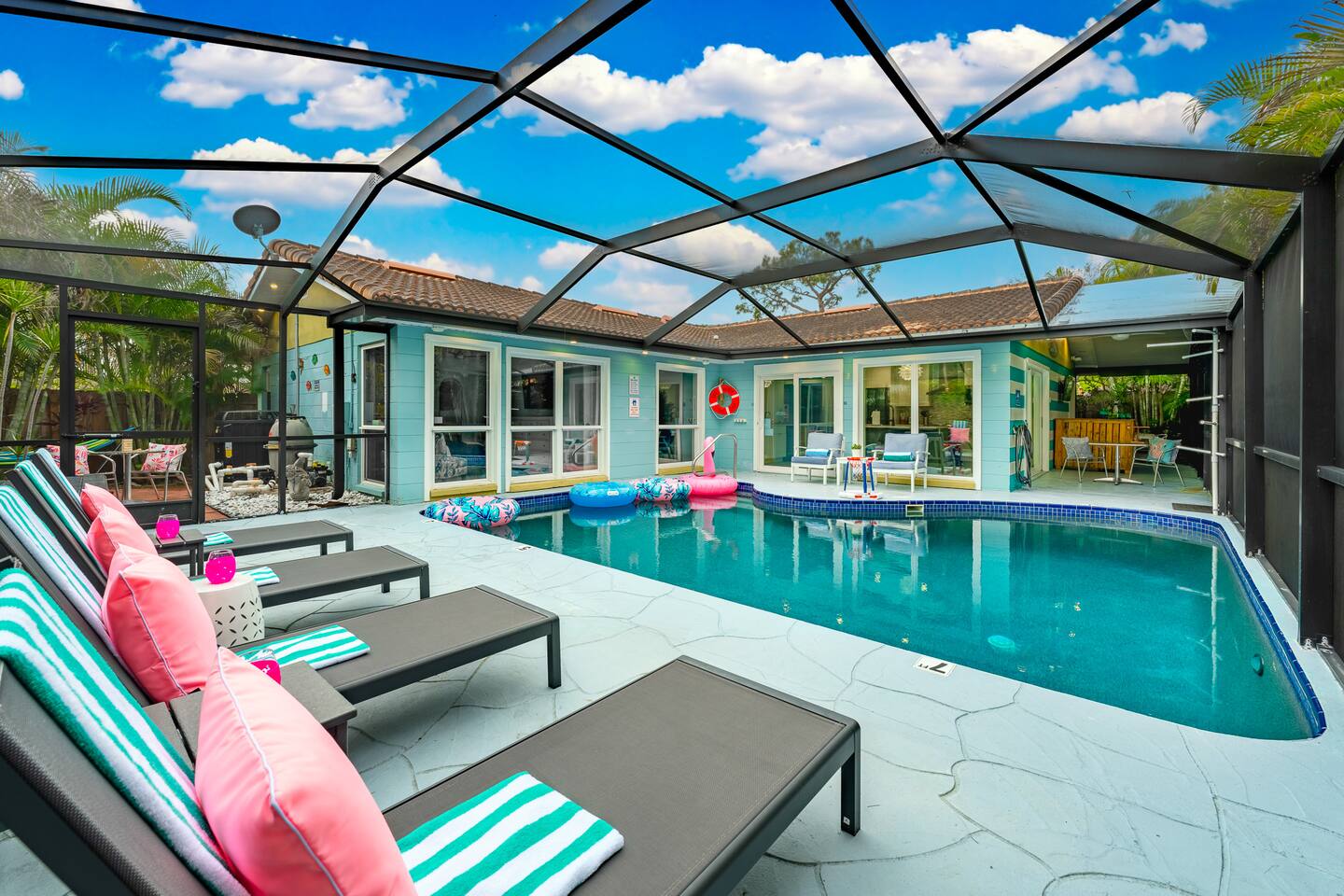 Casa Flamingo - Private - Outdoor Bar+TV - Games