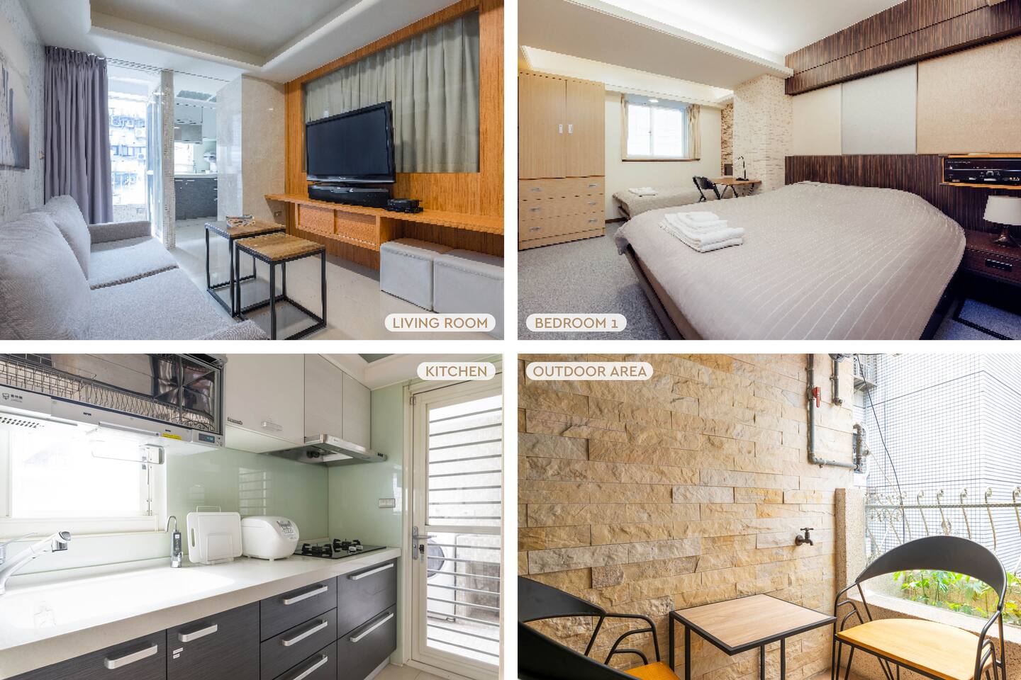 Comfy & Central 2B1b, Sleeps 5, 3min to Daan MRT 舒適市中心 2房1衛 睡5人 3分到大安站