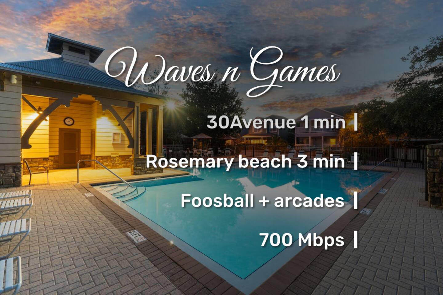 Walk to 30A, w/ Heated Community Pool & Game Room