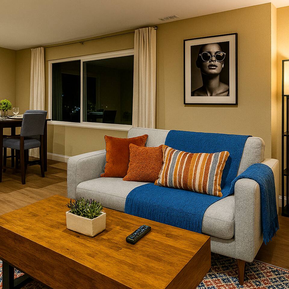 Homey 1BR APT in SSFO | w/ Washer + Dryer + WiFi