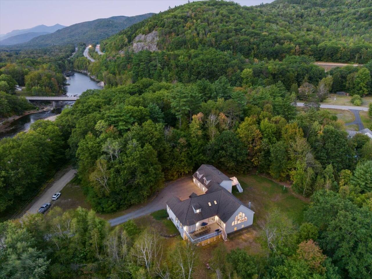 White Mountain Retreat with Theater, Fire Pit, Game Room and River Access