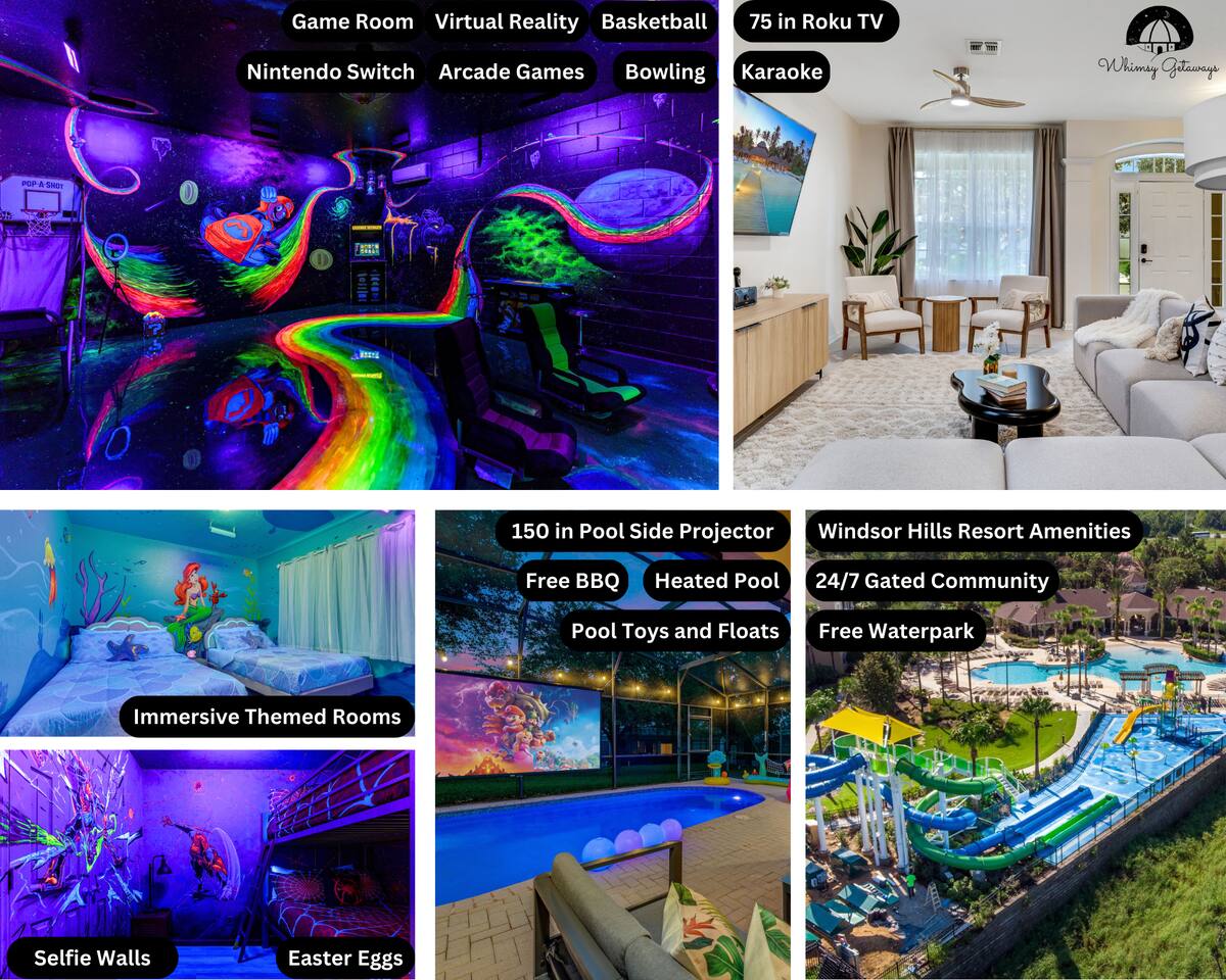 Mario's Cosmic Rainbow in Windsor Hills Resort 3 miles to Disney