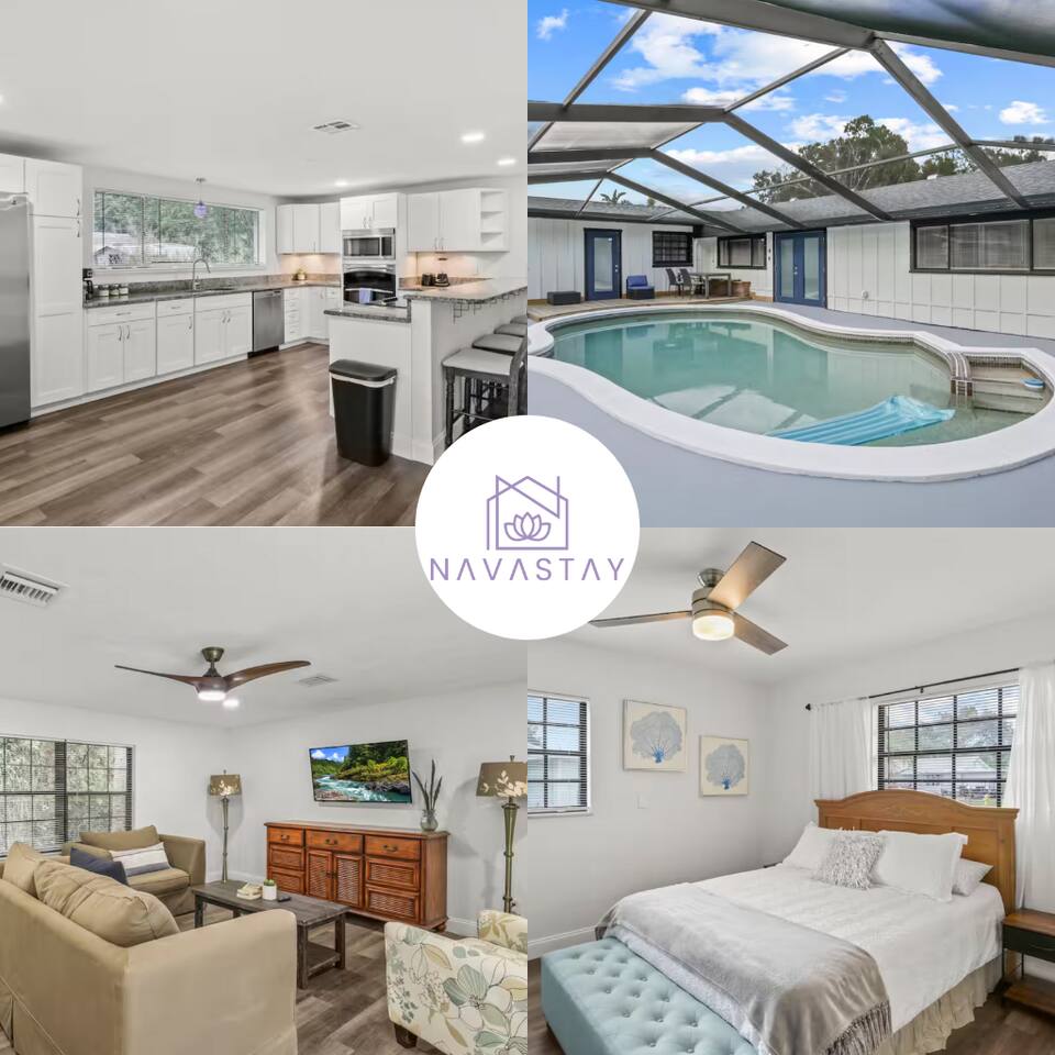 Vero Beach Paradise: 8BR Haven+Pool