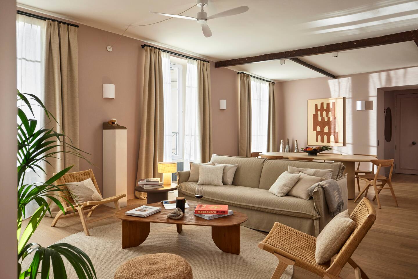 Marais - 4 pièces de 115 m2 - grand salon convivial