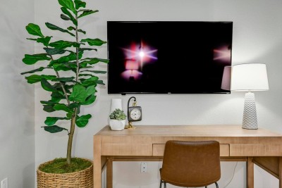 Productive Dedicated Workspace!  this dedicated desk area includes a writing surface, comfortable chair, and natural light. Perfect for taking calls, finishing emails, or planning your day! 
