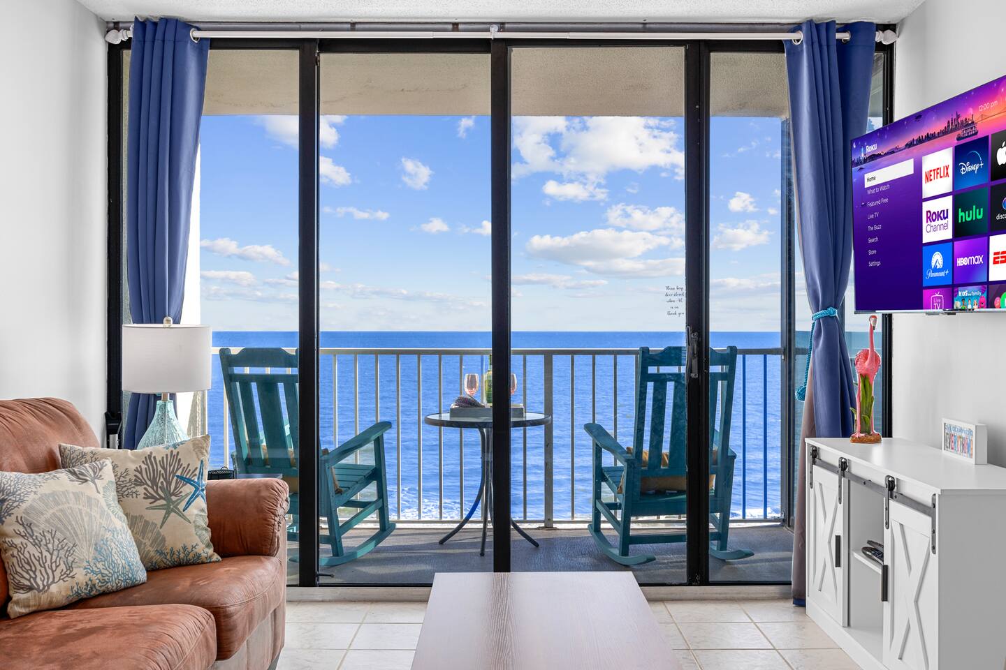 Sands Beach Club, marvelous view from lg balcony!