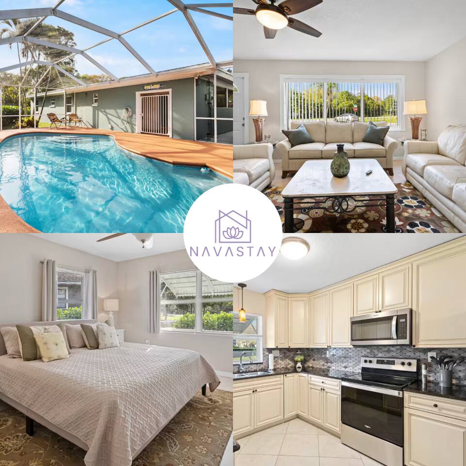 The Cozy Coastal Fort Pierce Pool Home