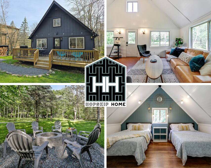 Hopskip Modern | Firepit | Grill | Walk to Lake