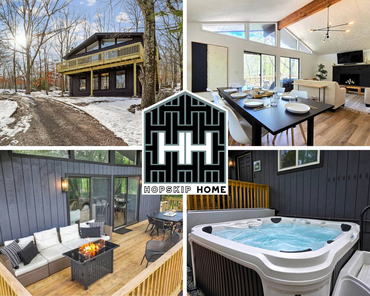 Luxury Chalet | Hot Tub | Firepits | By Waterparks