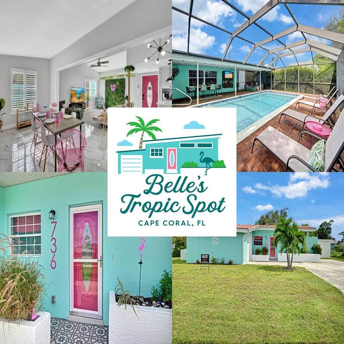 *Belle’s Tropic Spot* Heated pool+ Boutique Care!
