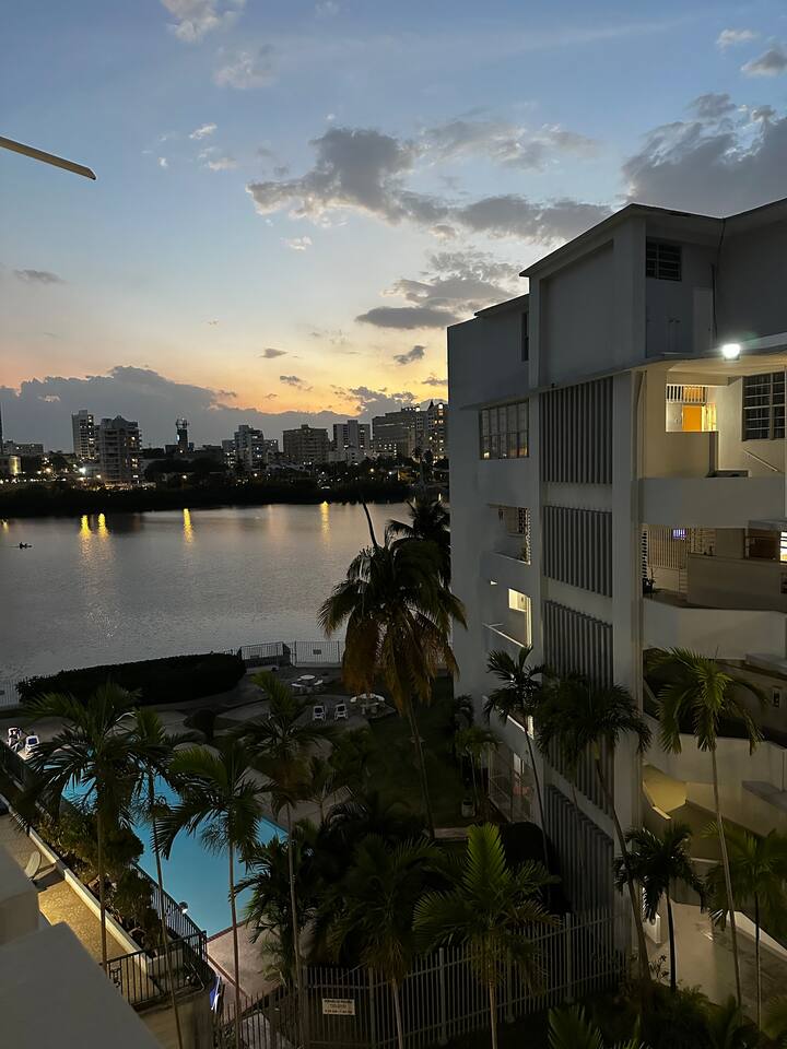 Condado’s Oasis with Pool, Garden, & Lagoon View!