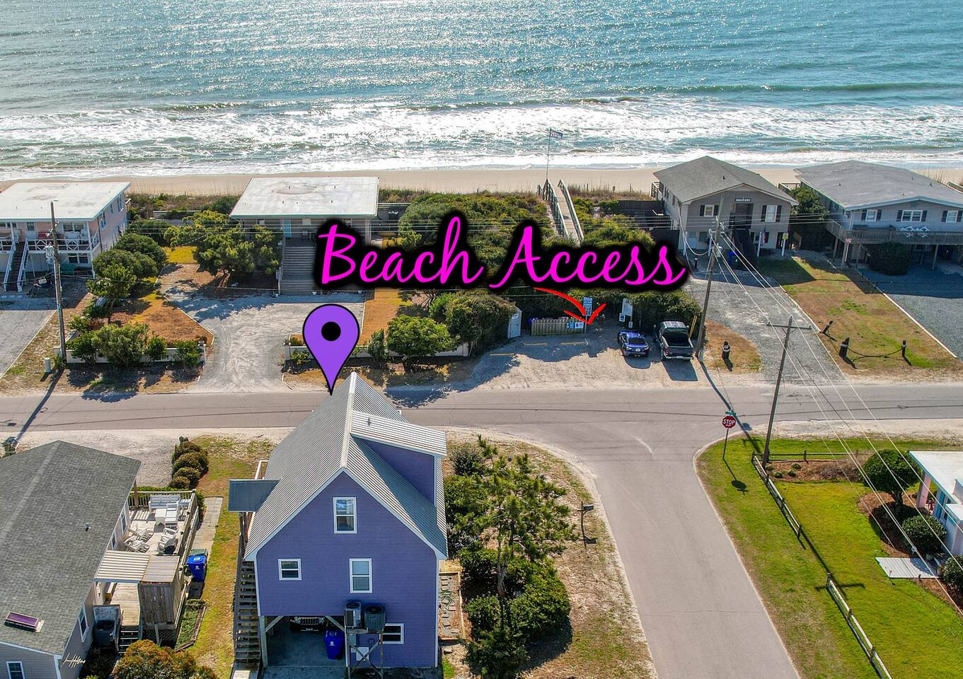 OceanView, 6 min walk to restaurants, sleeps 8, EV