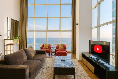【100° SeaView】wi SunRise Loft@Town WiFi-Kitchen 83