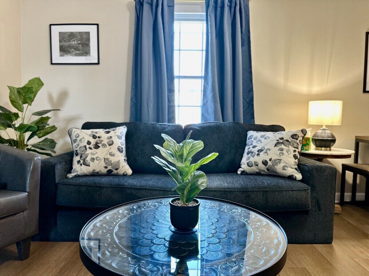 Spring Street Suites C | QUEEN Stylish 3BD/1BA Apt