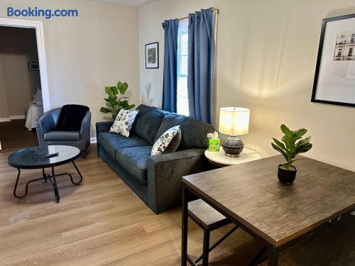 Spring Street Suites C | QUEEN Stylish 3BD/1BA Apt