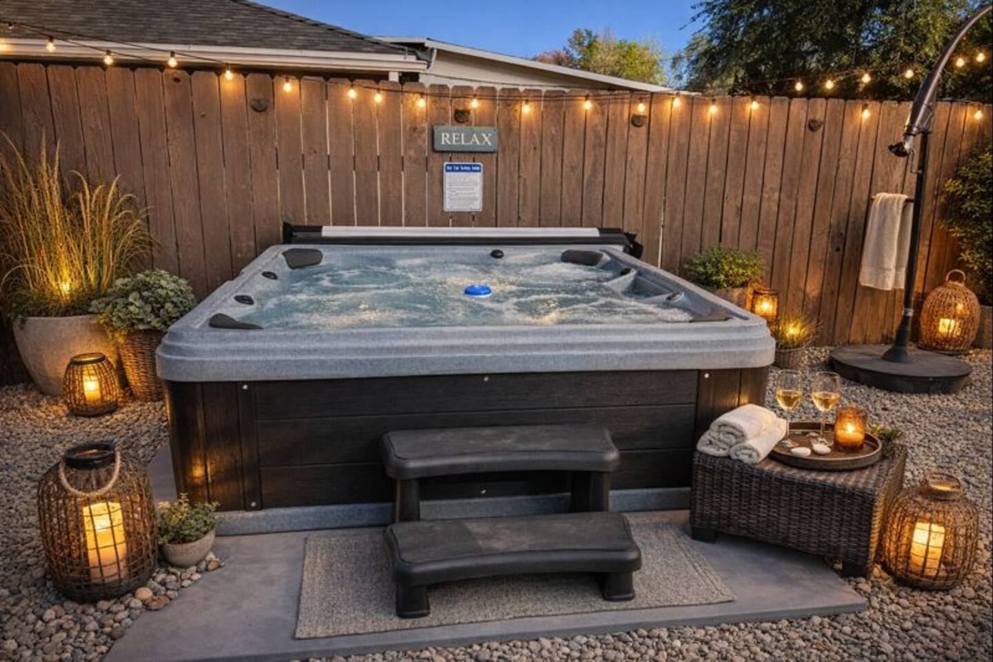 Hot tub, firepit, fenced yard, & BBQ near Airport