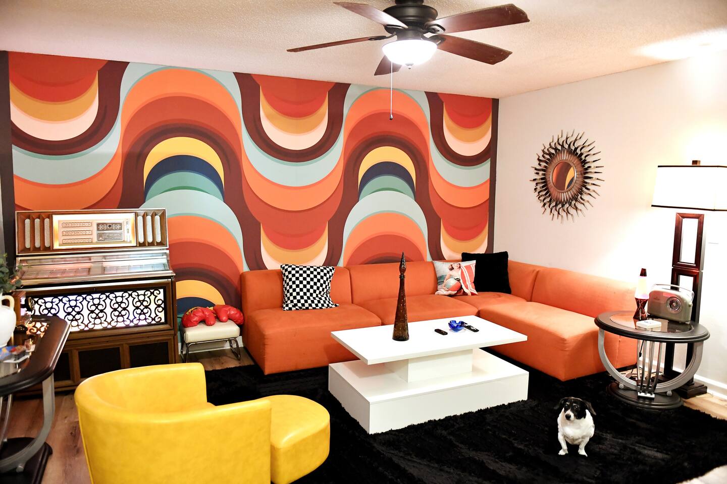 Hot Tub Time Capsule with Waterbed & Jukebox