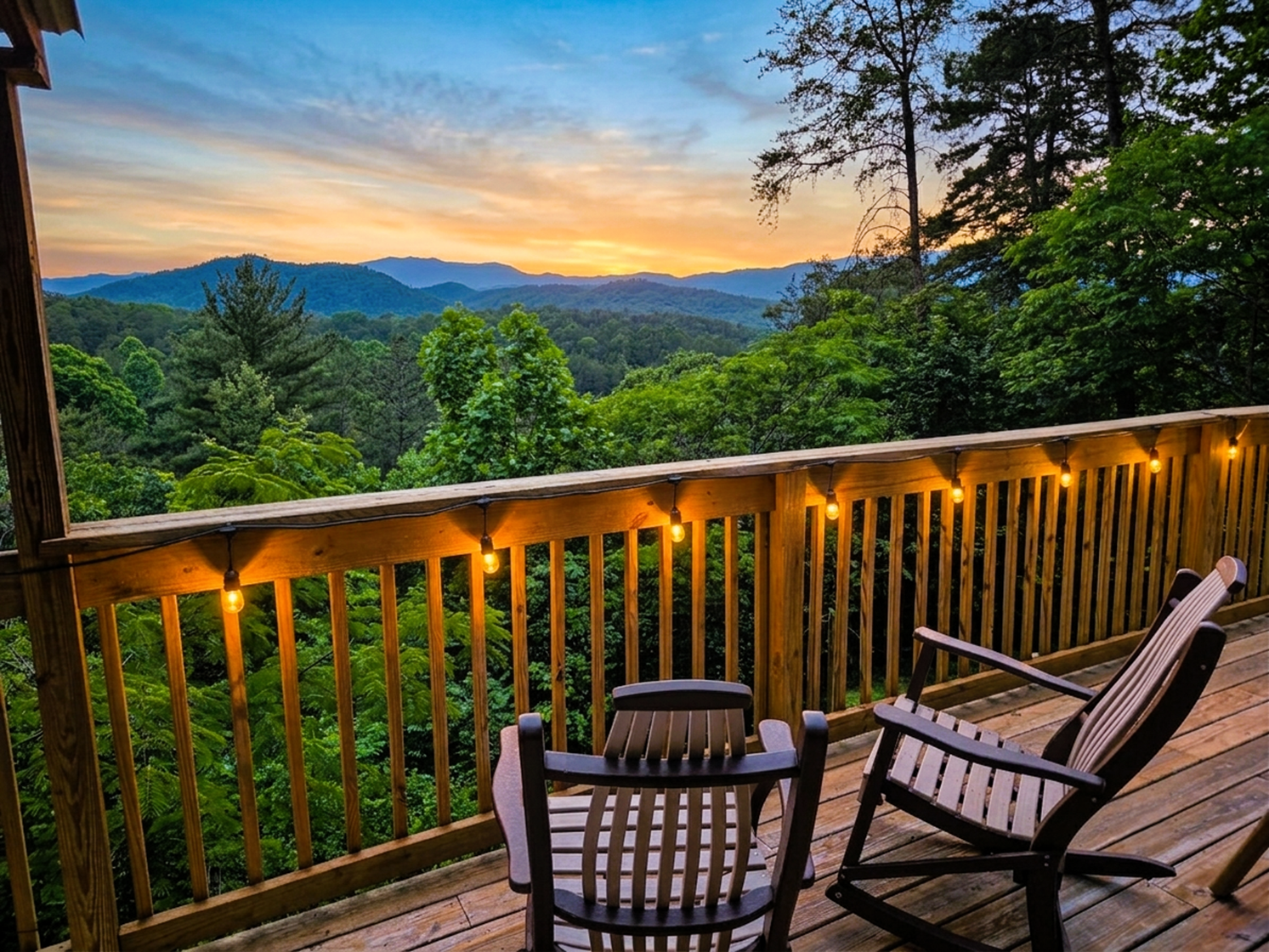 Romantic Mtn View Cabin with Hot Tub and Firepit
