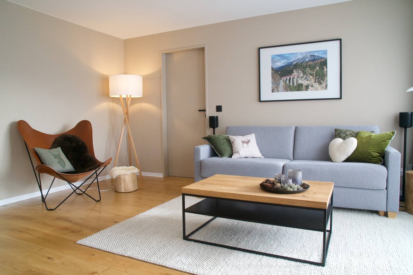 Sunny Panoramic View near Davos and Lenzerheide