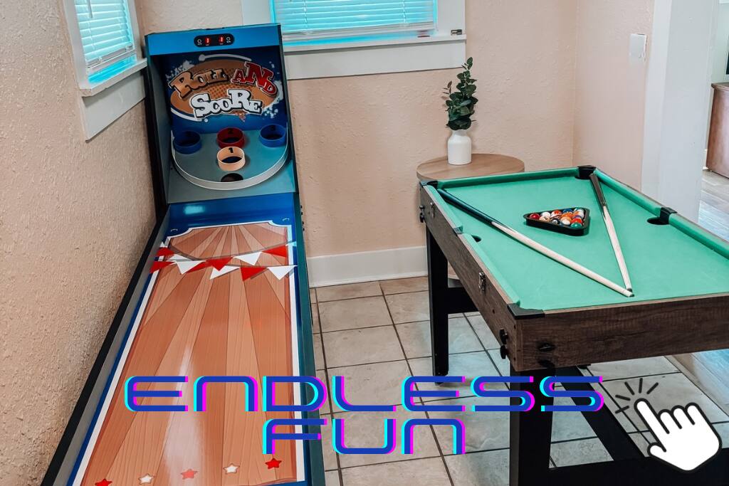 Walkable | Fully Fenced |Game Room + Fire Pit