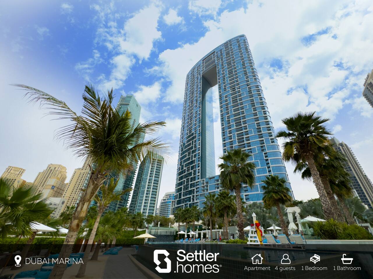 SettlerHomes | Chic Jumeirah Gate | Beach Access
