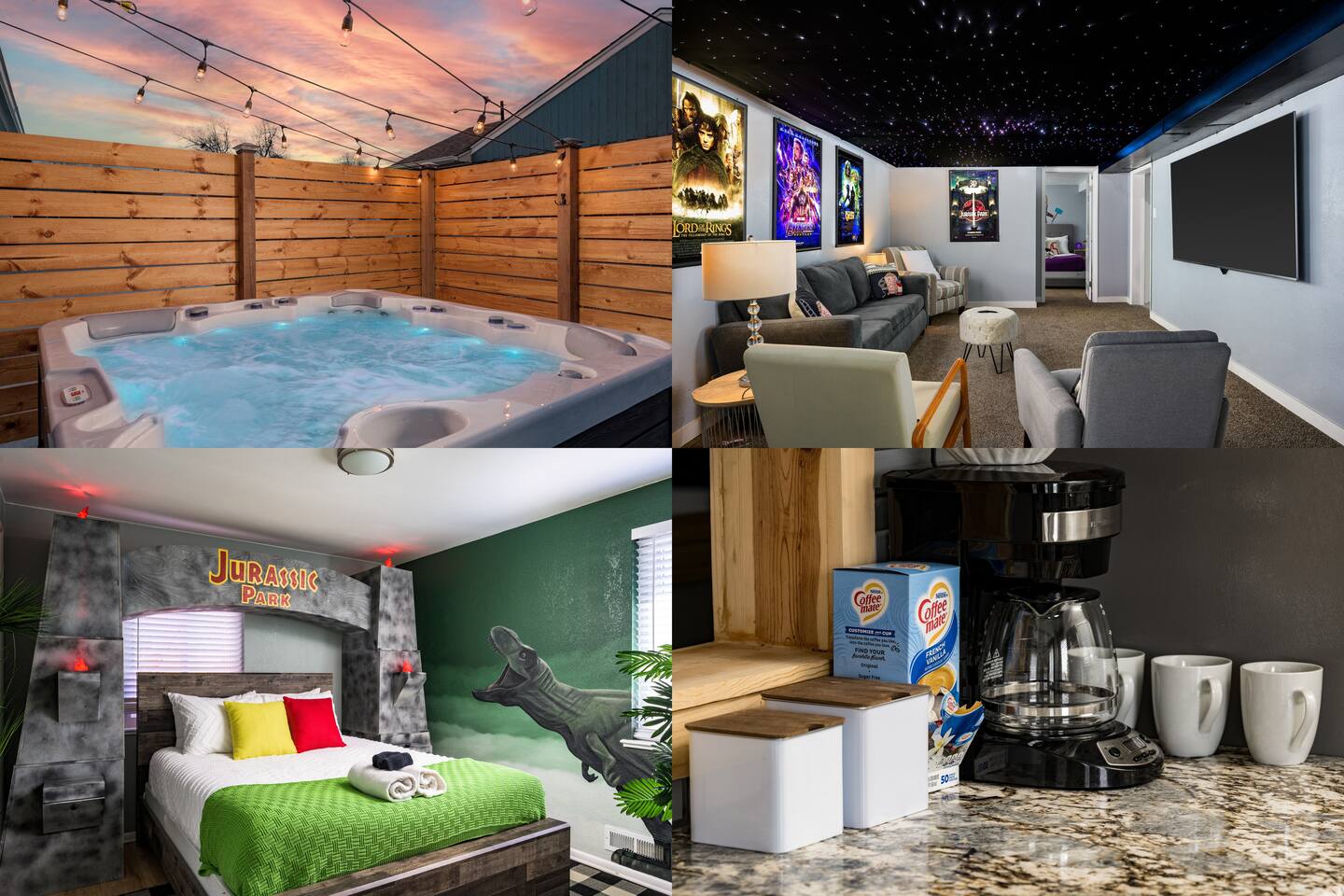 Movie Theater + Hot Tub | Game Yard | Sleeps 10! - Holiday Home