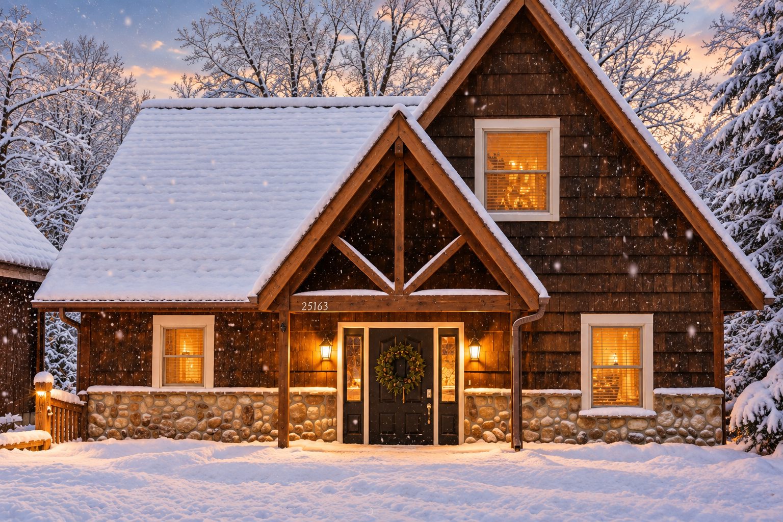 Winter Lodge, Fireplace, Lake Views & Two Decks
