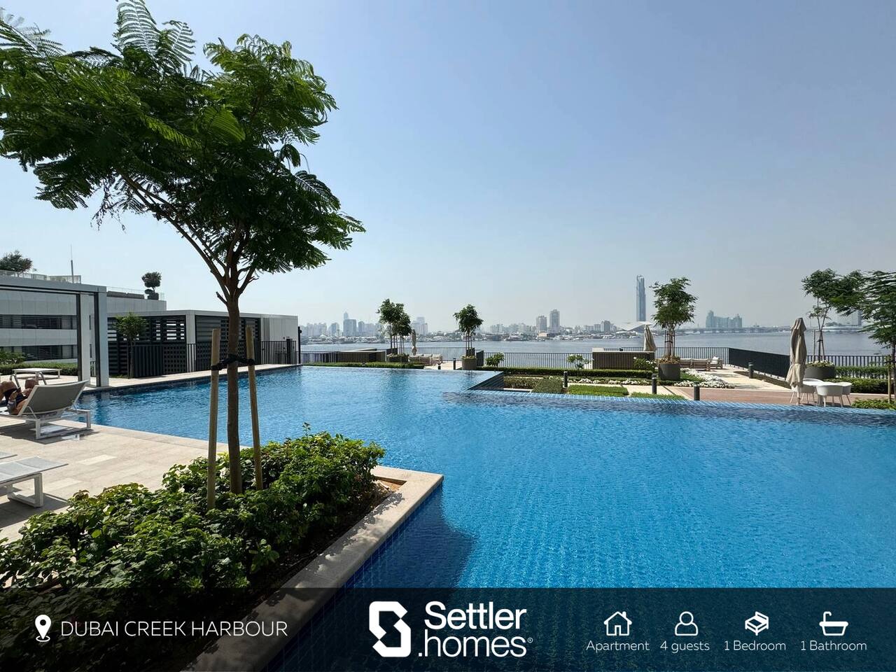 Stylish 1BR | Creek Edge T1 | Dubai Creek Harbour