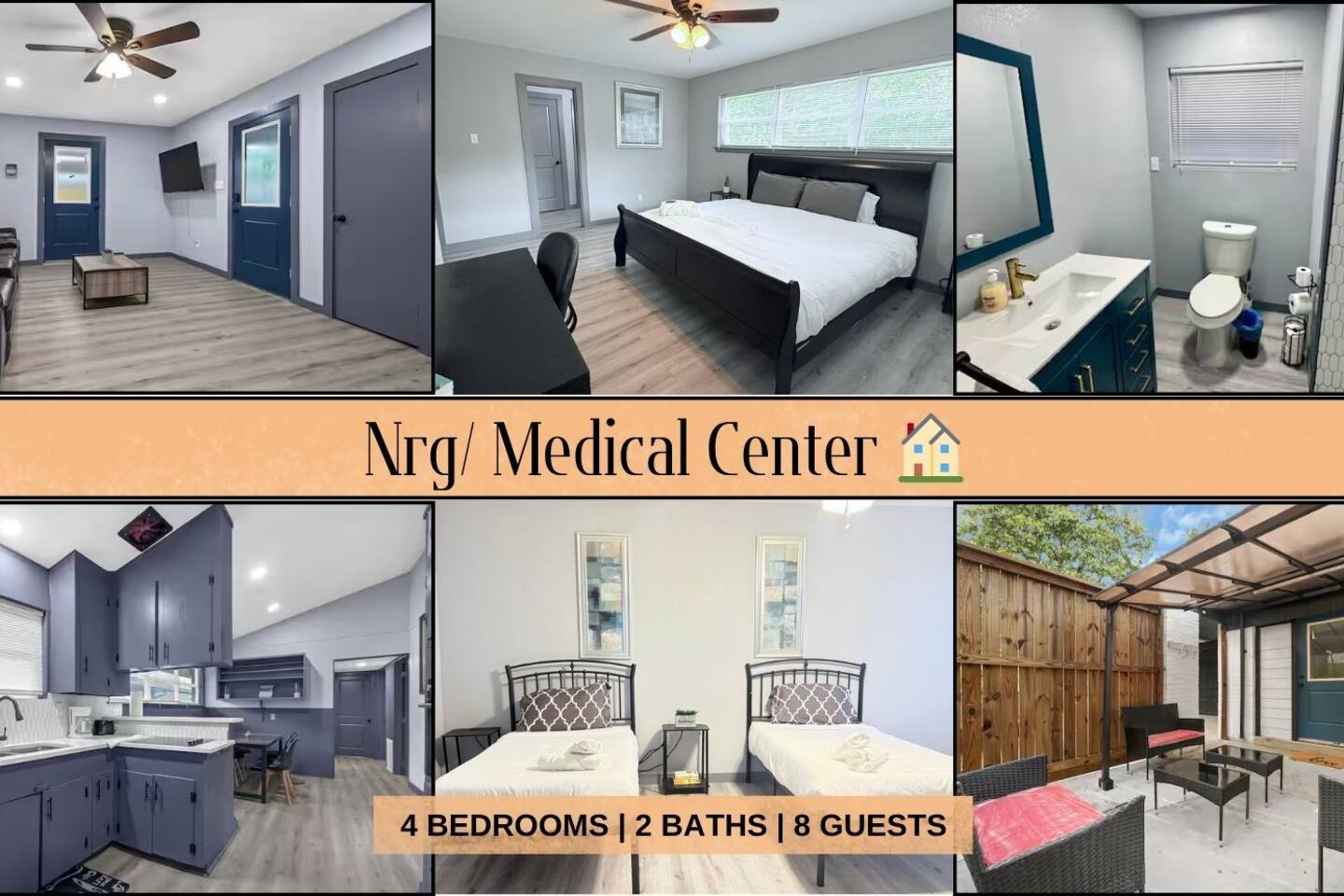 Remodeled Home near NRG, Downtown, Medical Center sleeps10