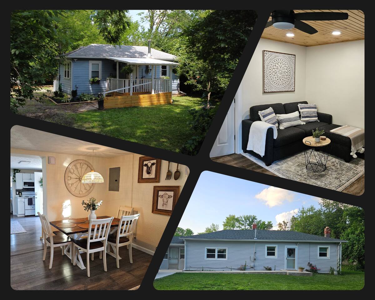 6 Acre Private Family Getaway: Farmhouse & Cottage