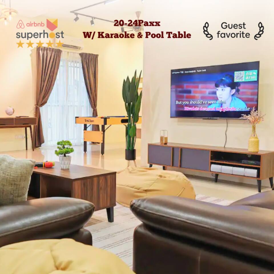 20-24Paxx Near Sunway Lst World w/Pool Tab& Karaok