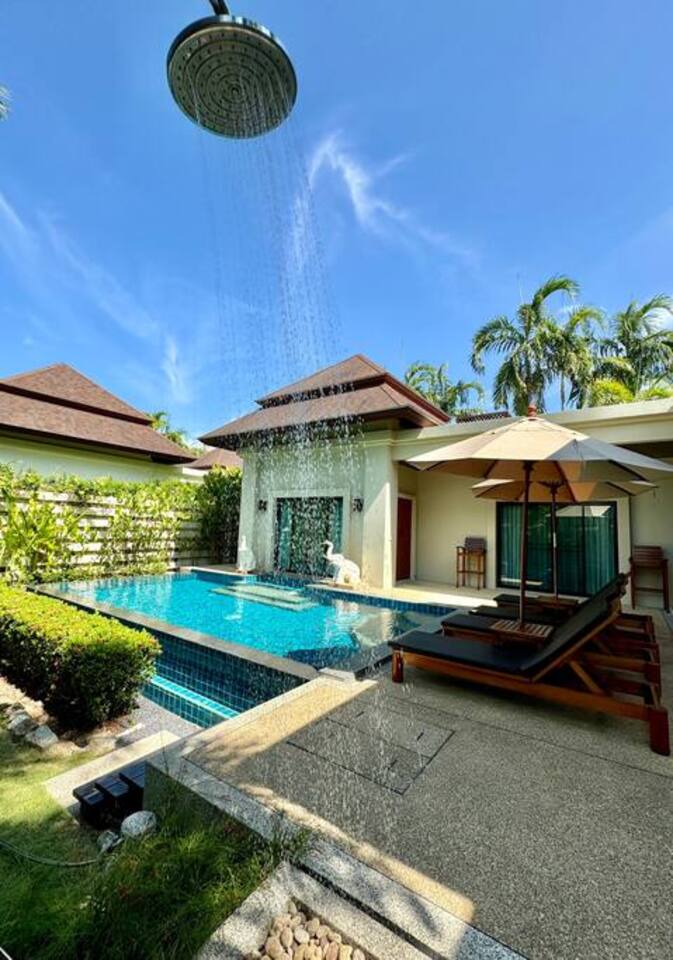Balinese pool villa at Baan Bua, Nai Harn