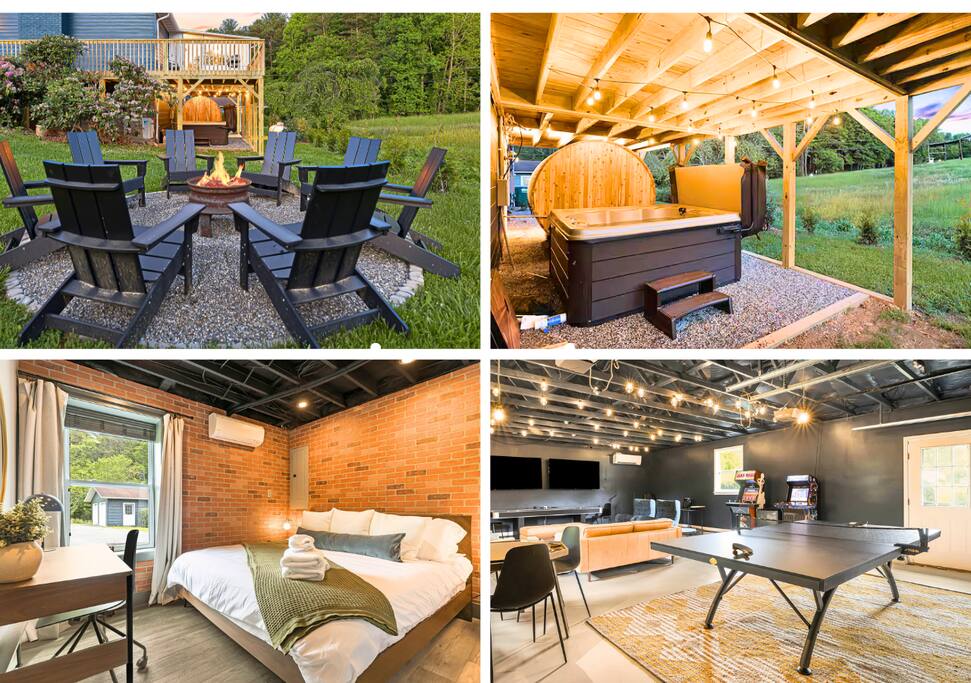 Karaoke Chalet | 2 Kitchens • Hot Tub • Sauna