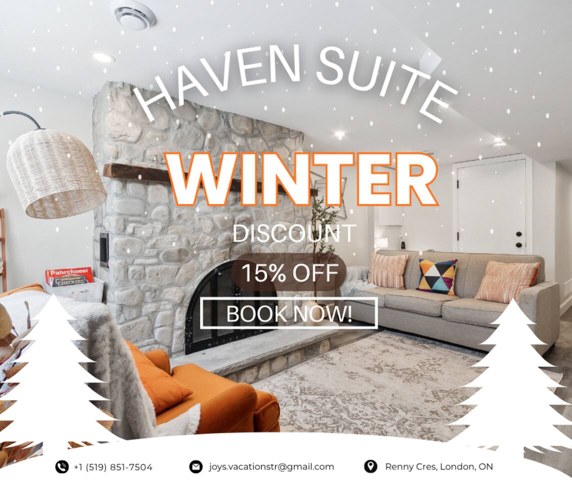 Haven Suite: 2Br, 1Bath in London, On