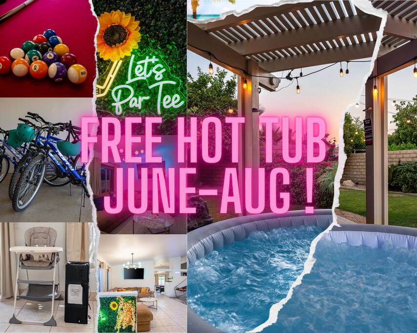FREE Hot Tub! Palm Springs 19th Hole High Chair