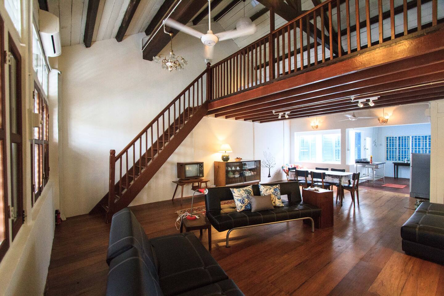 Loft living in a heritage shophouse