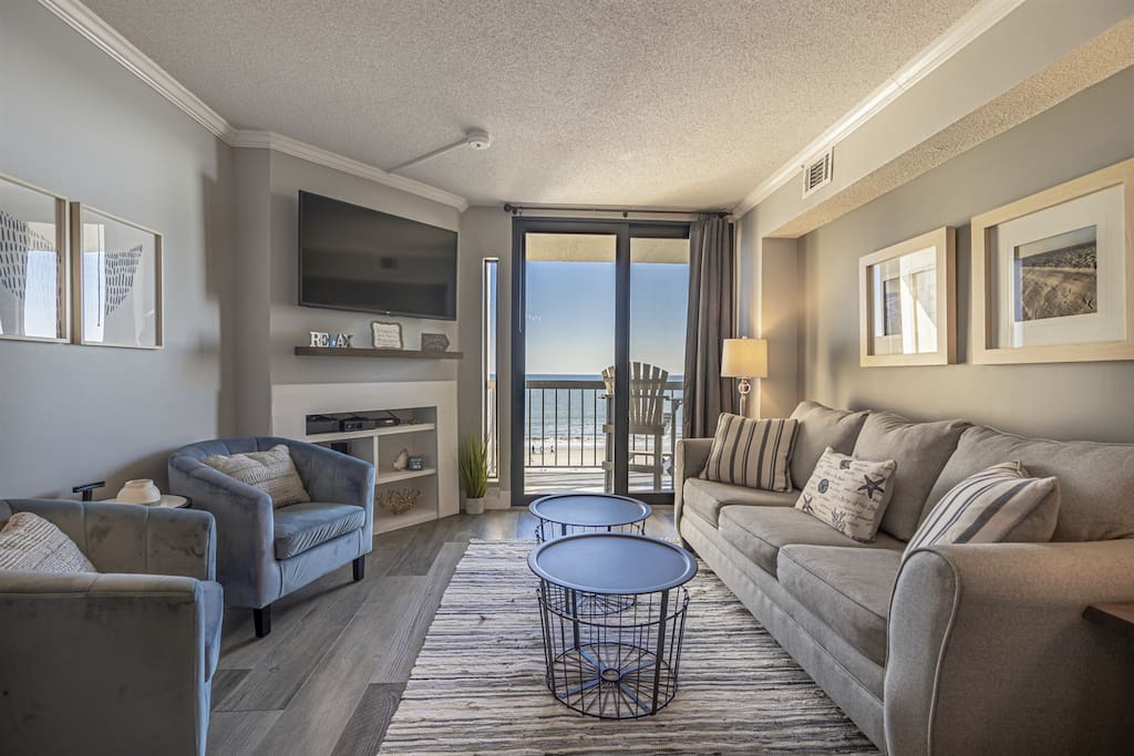 Oceanfrnt Waterpointe1 606 Balcony-3bd/2ba-Sleep6