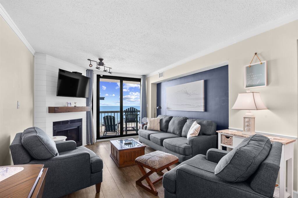 Oceanfrnt Waterpointe1 803 Balcony-3bd/2ba-Sleep6