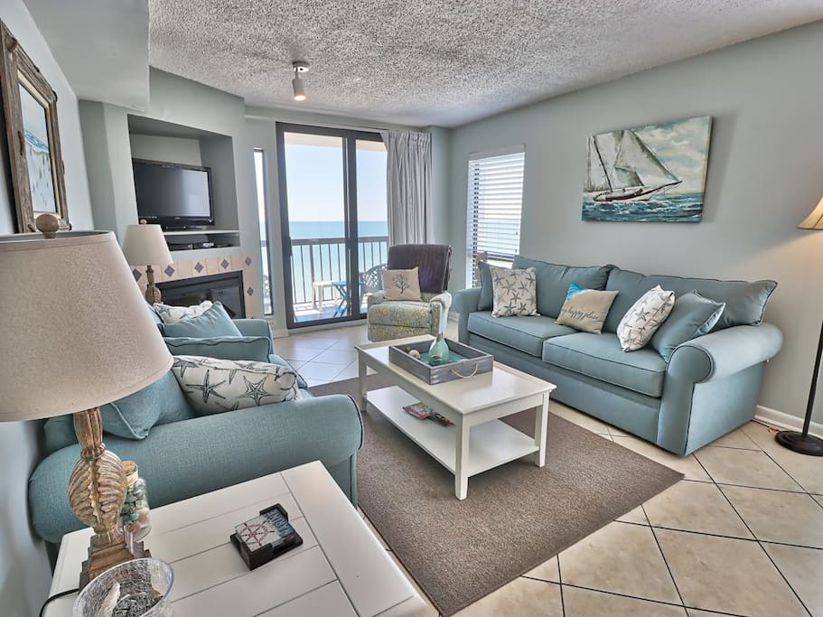 Oceanfrnt Waterpointe1 907 Balcony-3bd/2ba-Sleep6