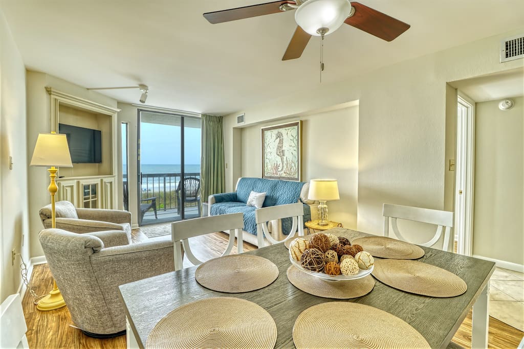 Oceanfrnt Waterpointe1 303 Balcony-3bd/2ba-Sleep6
