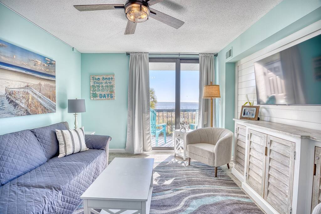 Oceanfrnt Waterpointe1 206 Balcony-3bd/2ba-Sleep6