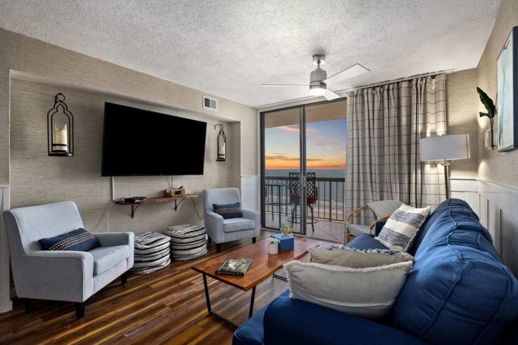 Oceanfrnt Waterpointe1 902 Balcony-3bd/2ba-Sleep6