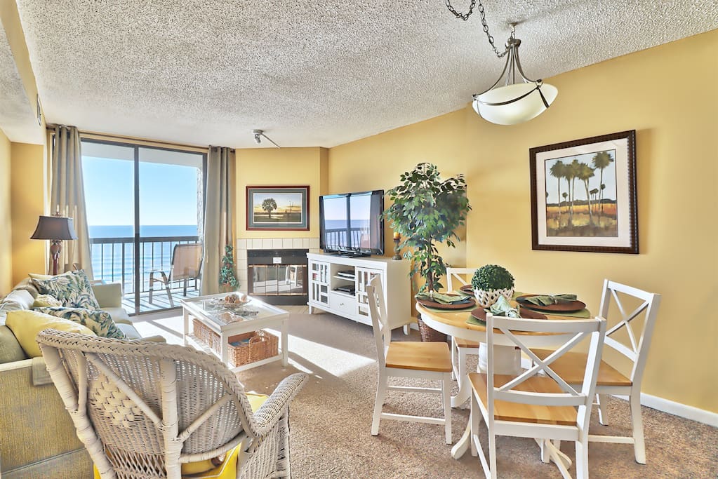 Oceanfrnt Waterpointe1 604 Balcony-3bd/2ba-Sleep6