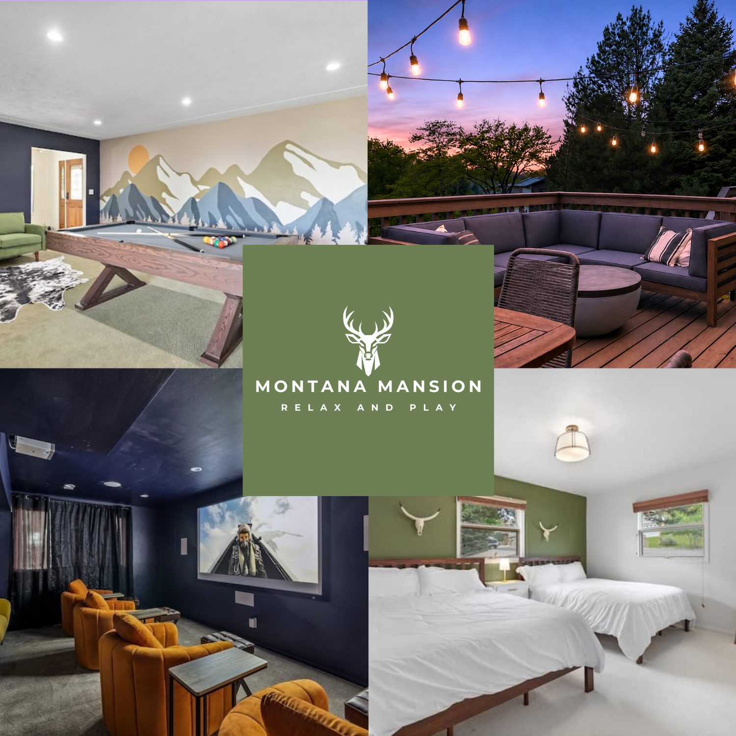 Montana Mansion (Theater, Gym, Arcade, Billiards)