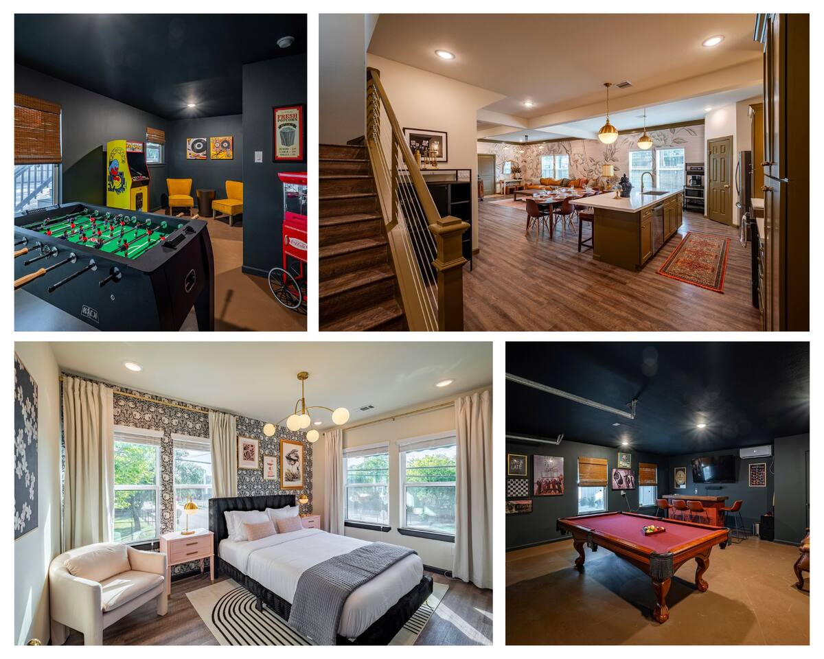 Sleeps 16 • 7 Ensuite Suites • Game Room • Firepit